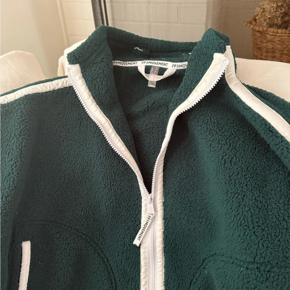 FP Movement Mountain High Fleece Evergreen Jacket - Picture 4 of 11